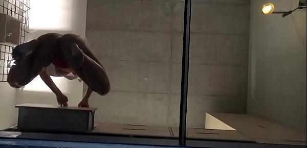  Hot neighbor voyeur peeping tom